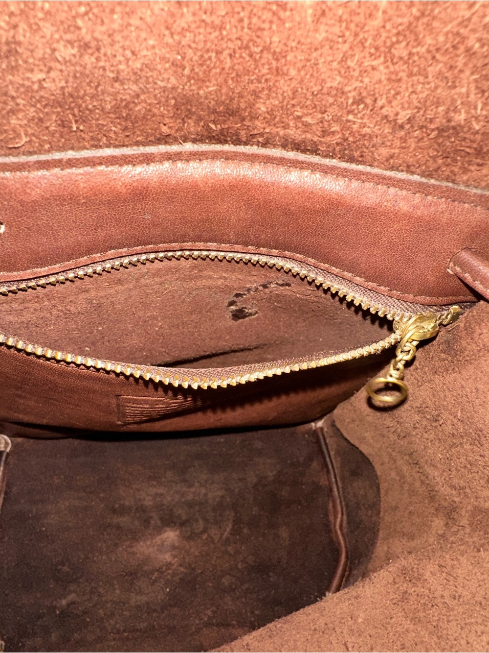 Coach Brown Leather Daypack - Picture 9 of 10